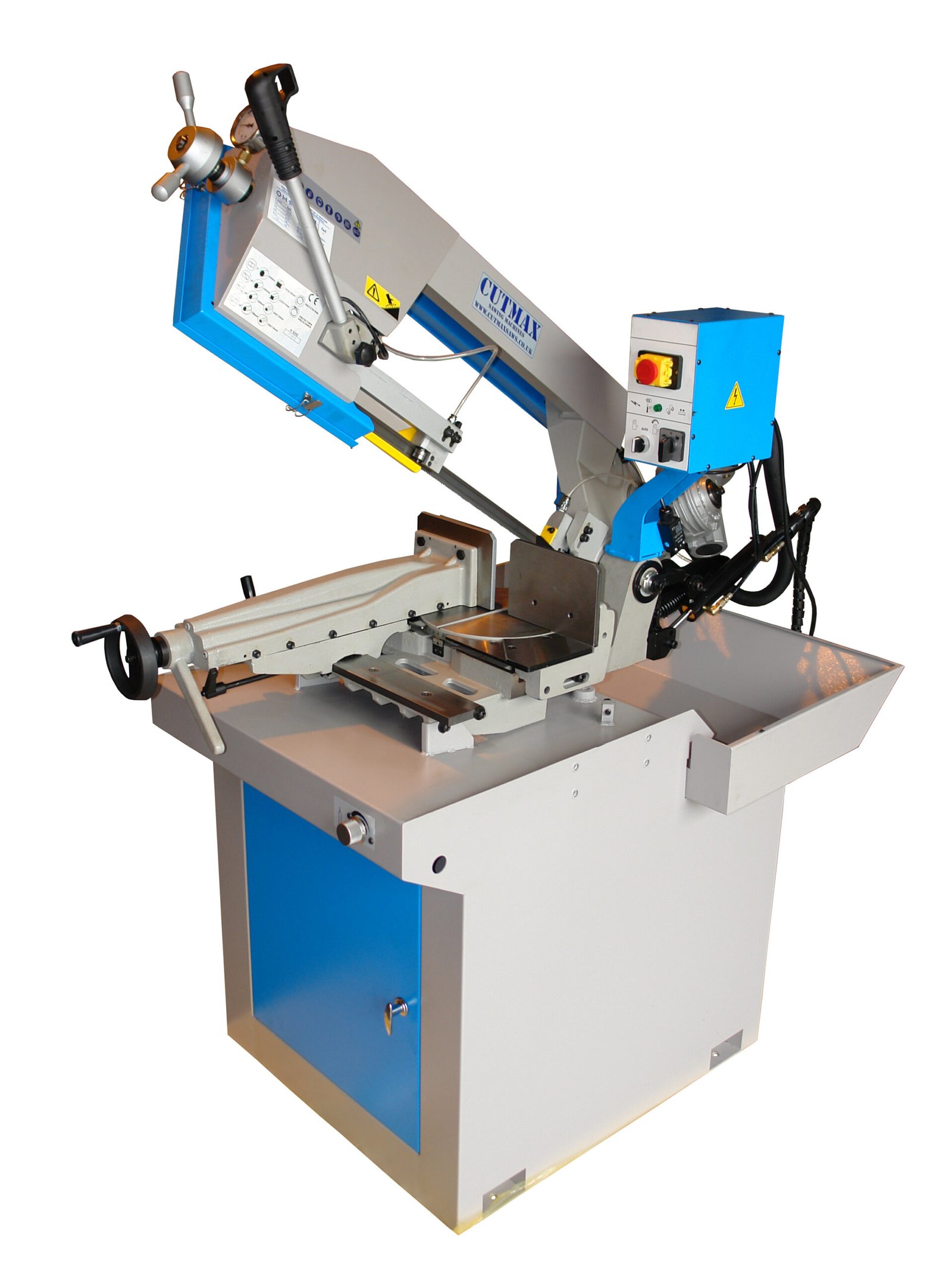 cutmax 300 bandsäge mit sockel, halbautomatisch, 415 v